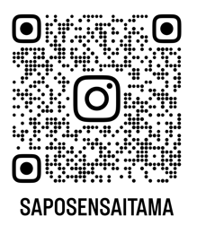サポセンInstagramアカウント二次元コード　＠saposensaitama