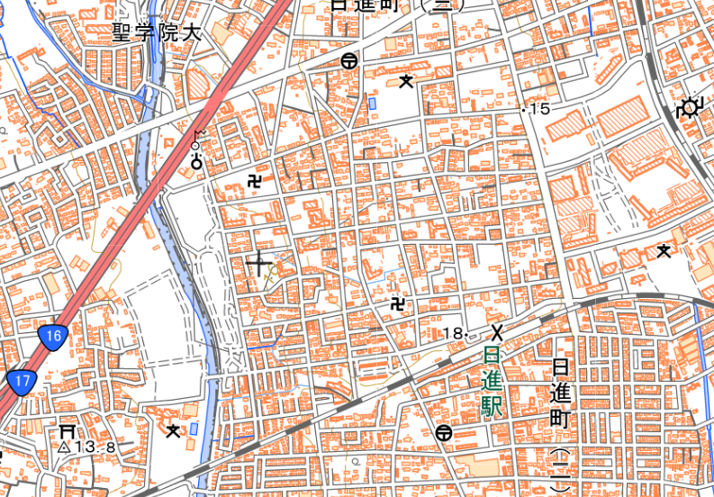 上加自然の森位置図